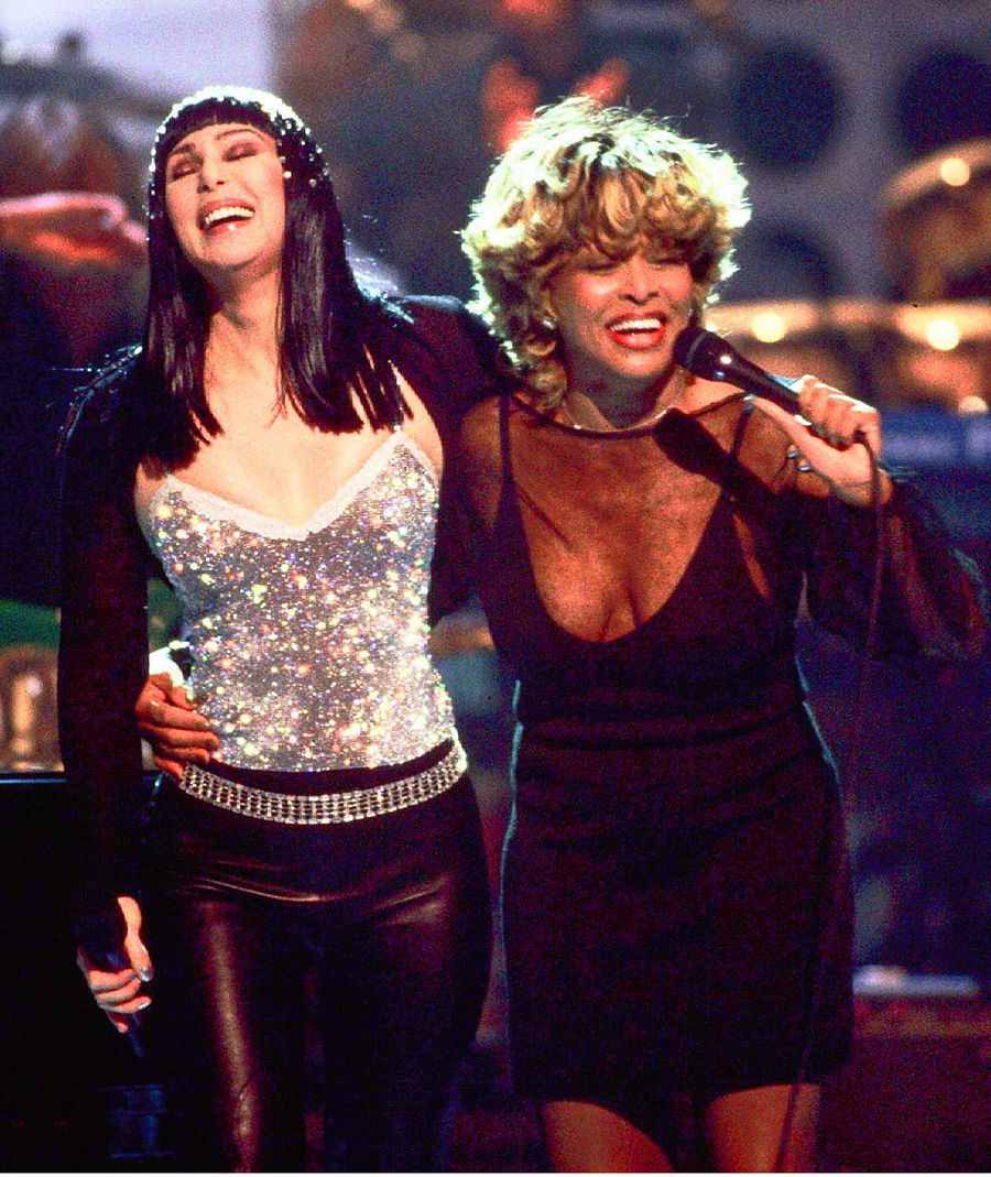 Cher junto a Tina Turner