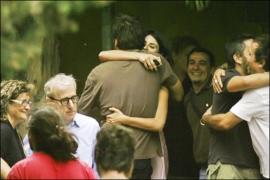 Una de las primeras imágenes de complicidad entre Javier Bardem y Penélope Cruz