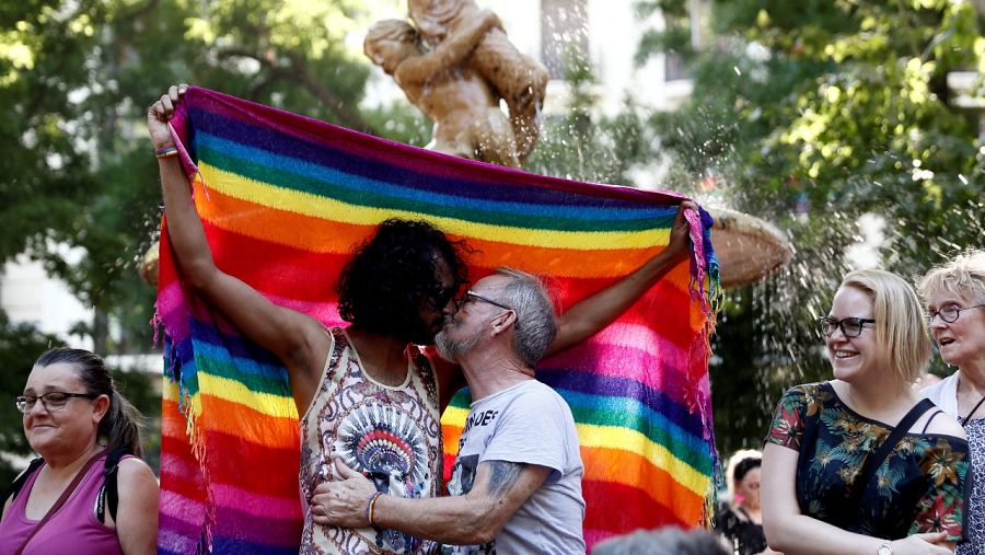 Imagen de la última celebración del Orgullo de Madrid, en 2019