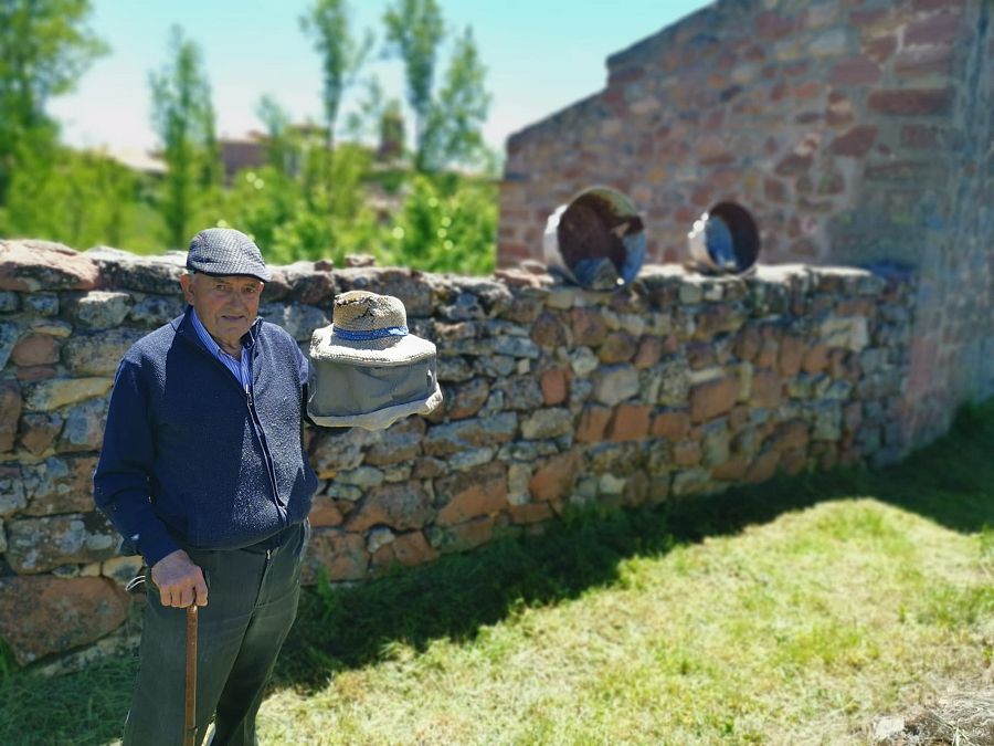 Gregorio Paredes, a sus 88 años, es la memoria viva del Colmenar de la Tía María