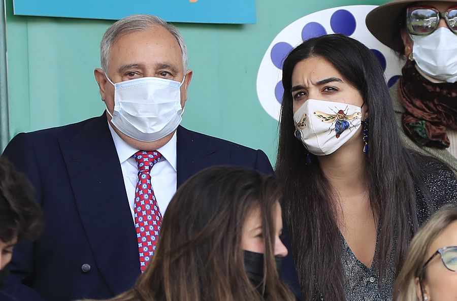 Fernando Martinez de Irujo y Barbara Mirjan disfrutan de la hípica de Madrid