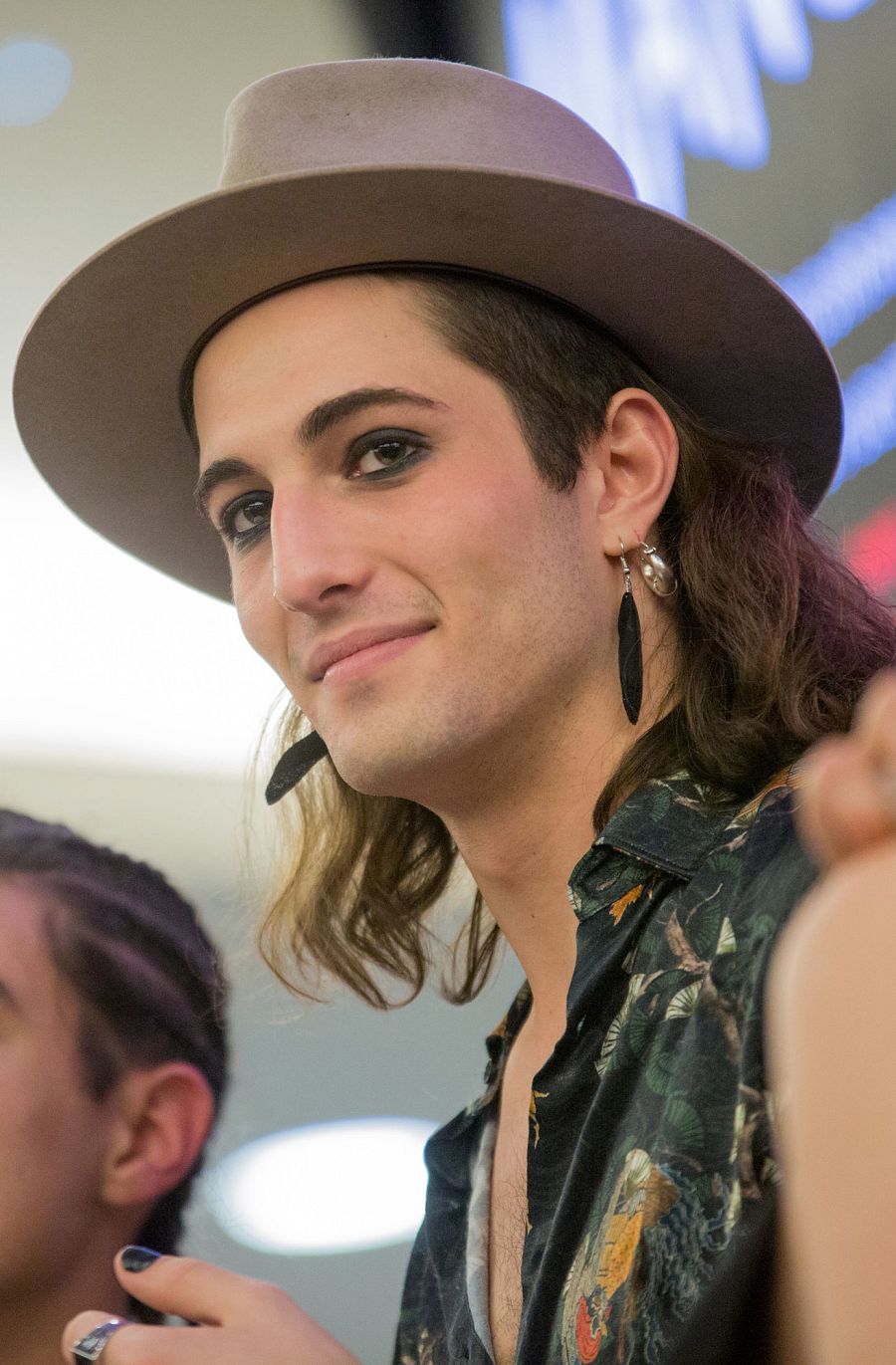 Damiano David, líder de Måneskin, en Roma