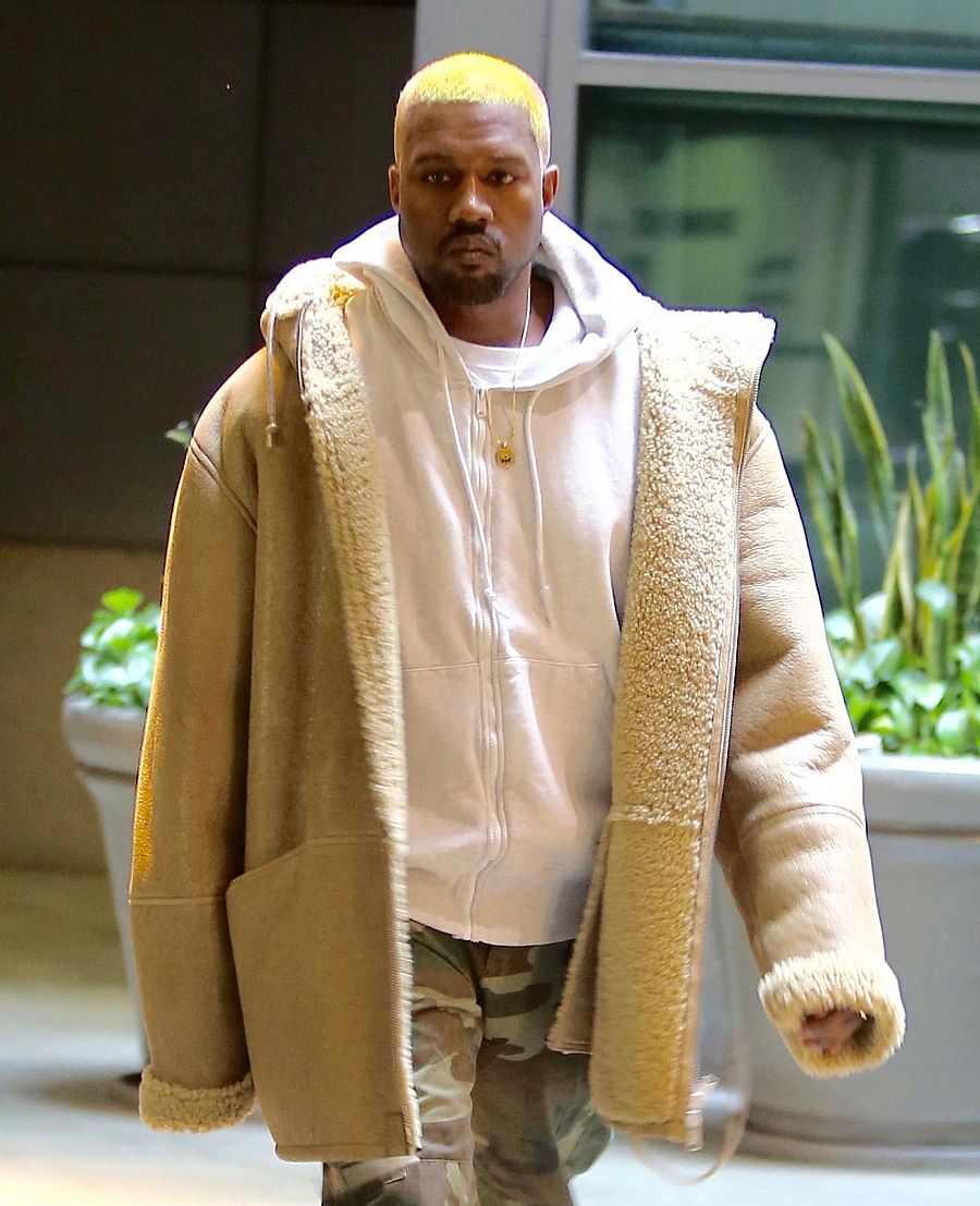 Kanye West en Hollywood, California en el año 2016