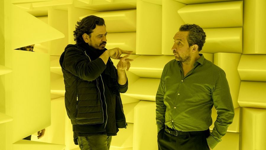 Pedro C. Alonso y Eddie Marsan