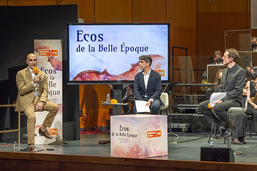 Ponentes de la presentación de la nueva temporada de la Orquesta y Coro RTVE