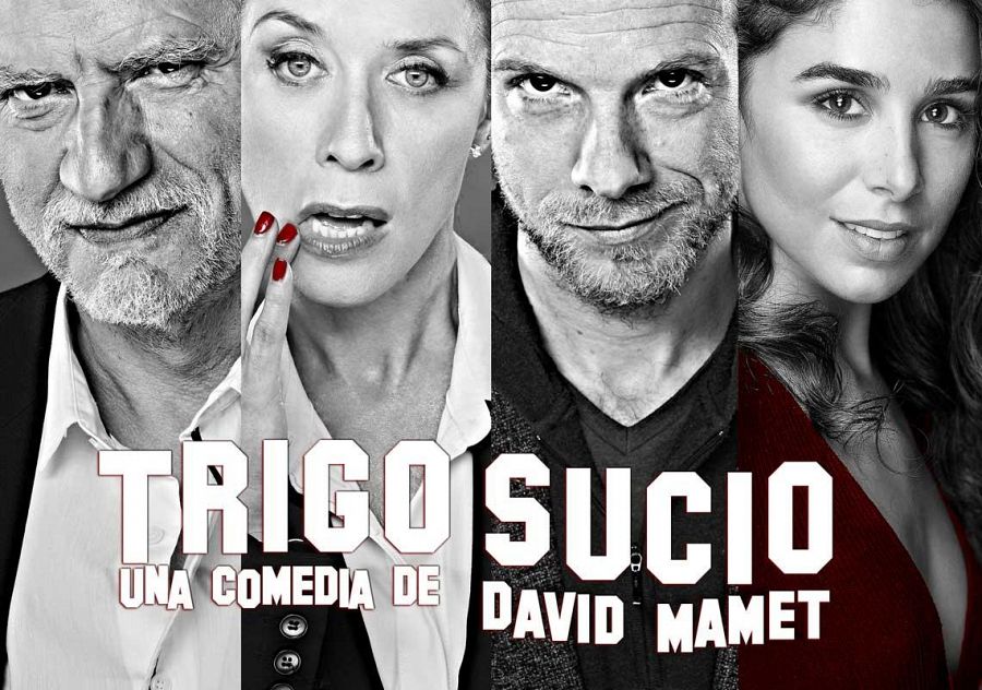 Cartel de la obra de teatro 'Trigo sucio'