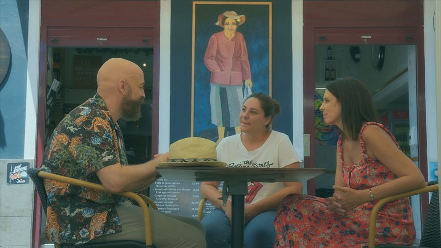 Omayra Cazorla, Marta González y Goyo Jiménez