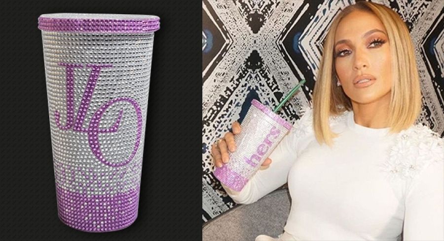 El vaso característico de JLo