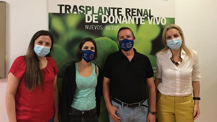 Belén Estévanez, Carmen y Javier Porras y Beatriz Domínguez-Gil