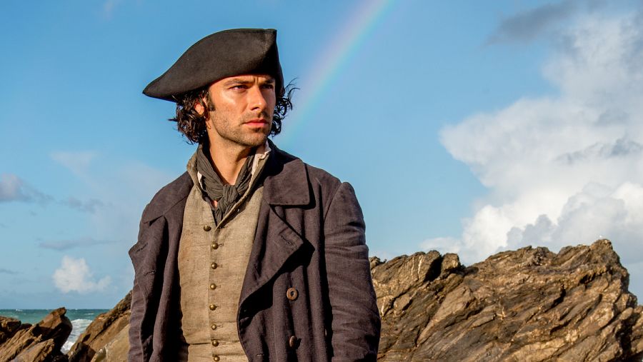 Aidan Turner es el capitán Ross Poldark, protagonista de la serie