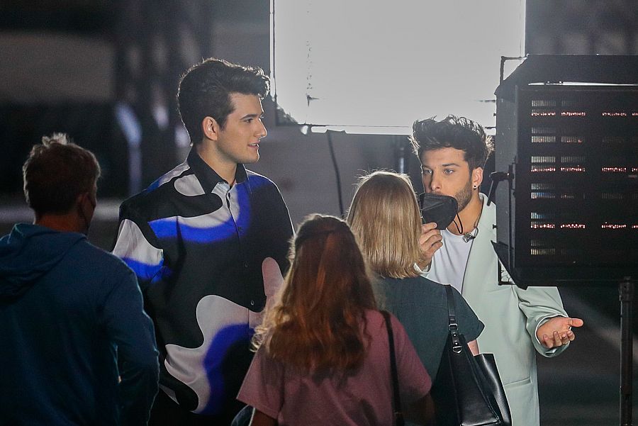 Blas Cantó y Gjon's Tears, en el último programa de 'Rocío. Contar la verdad para seguir viva'.