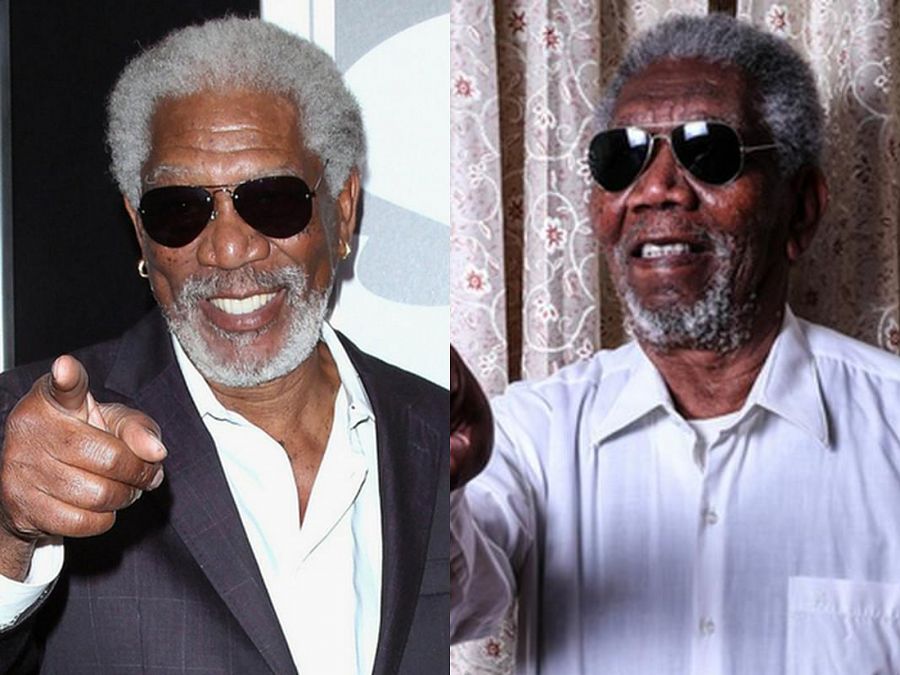 El doble de Morgan Freeman