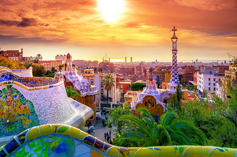 El Parque Güell de Barcelona