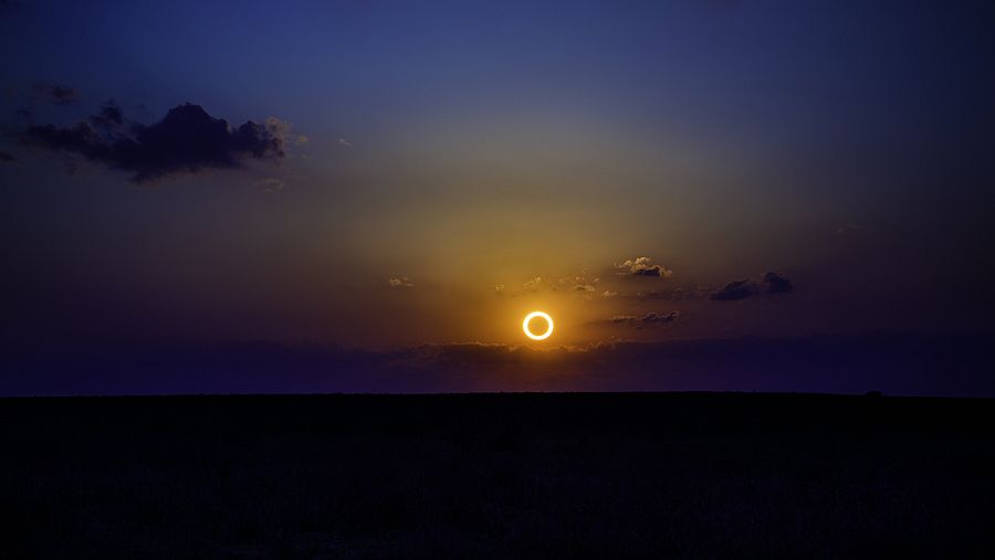 Eclipse anular desde Nuevo Méjico, 2012