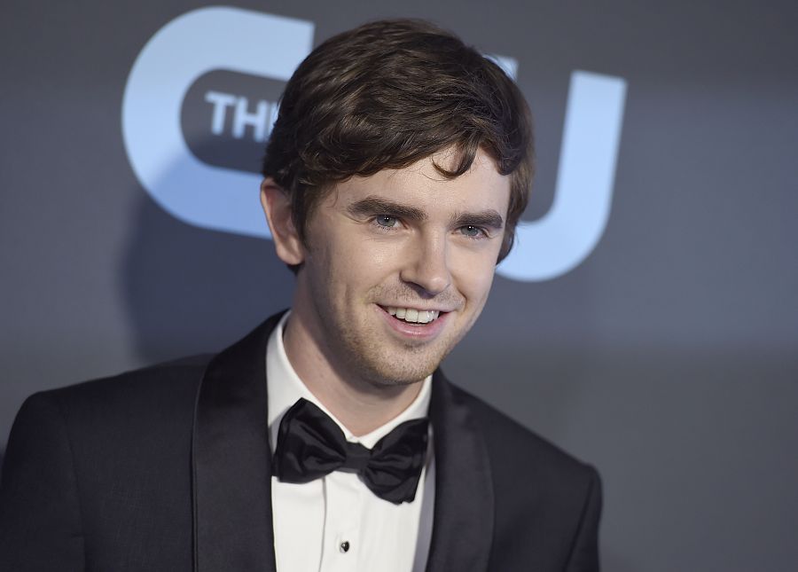 Freddie Highmore durante un photocall en los Critics' Choice Awards