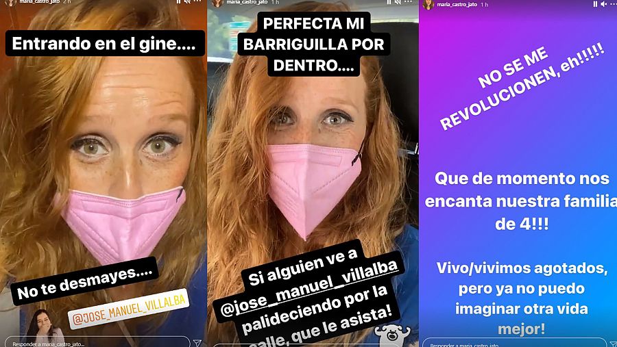 María Castro comparte su vida en stories