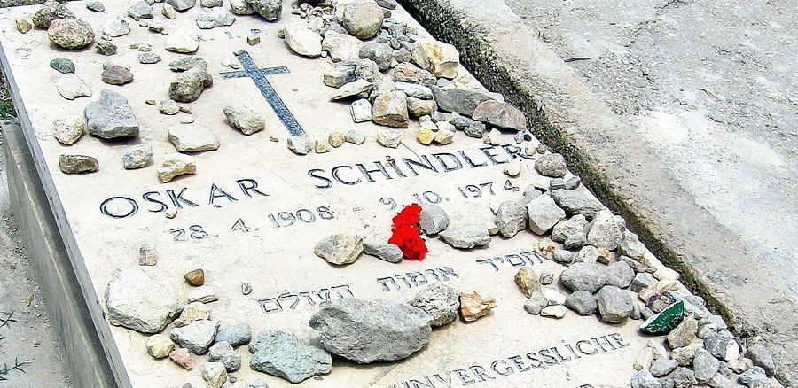 La tumba de Oskar Schindler, una de las más visitadas en Jerusalén