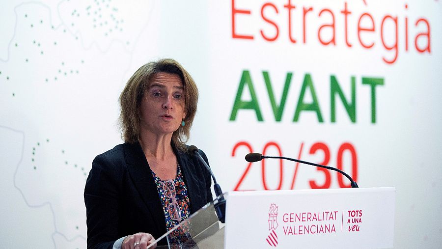 La ministra para la Transición Ecológica y el Reto Demográfico, Teresa Ribera, presenta la Estrategia 