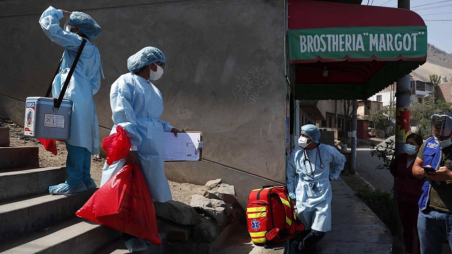 Personal de la salud encargado de vacunación contra la covid-19 llega al 