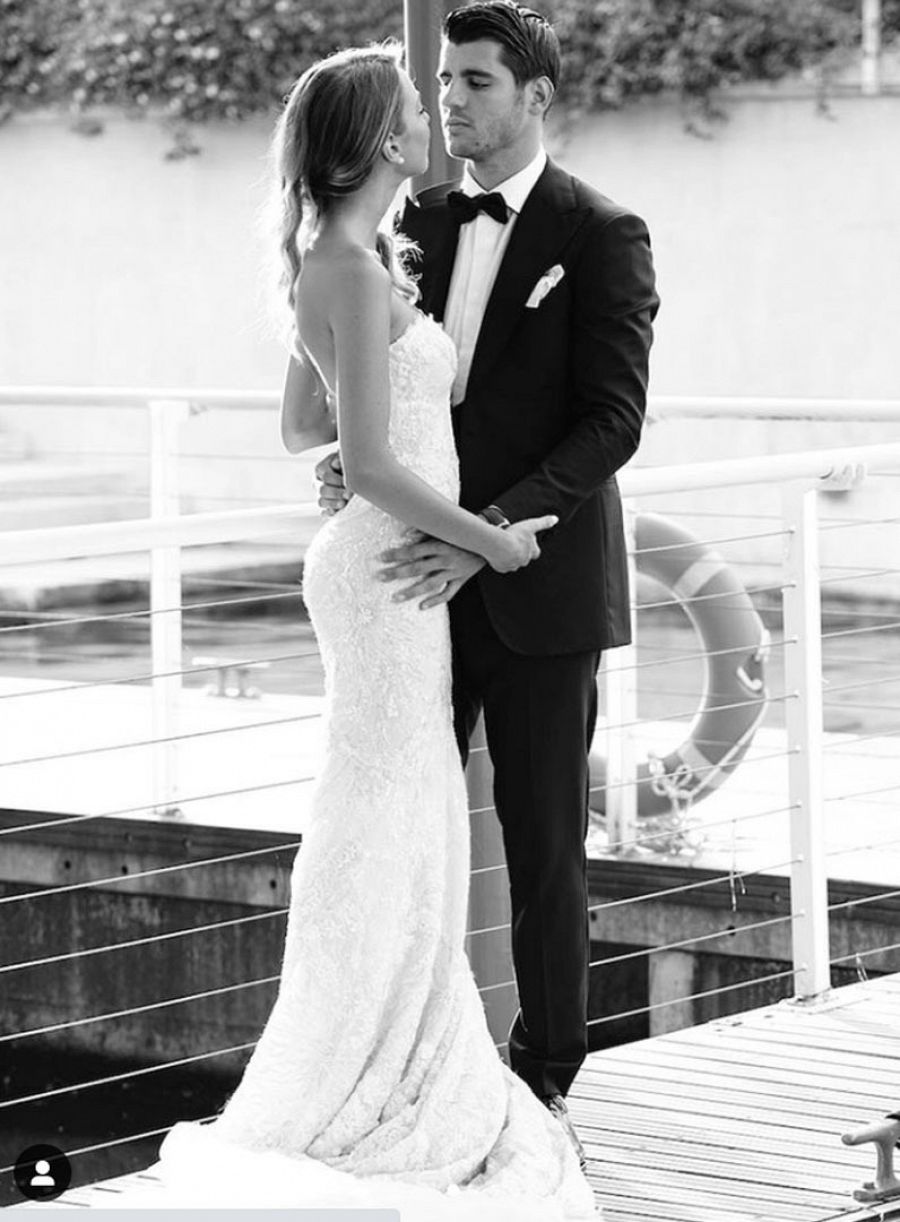 La boda de Álvaro Morata y Alice Campello