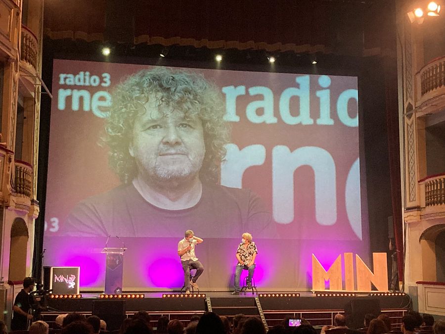 Julio Ruiz en el escenario