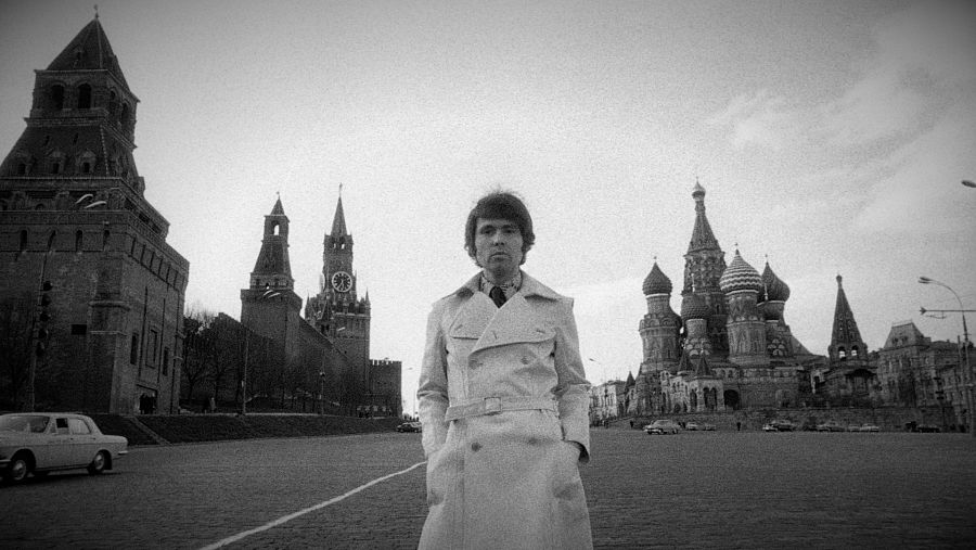 Raphael durante su primera gira en Rusia