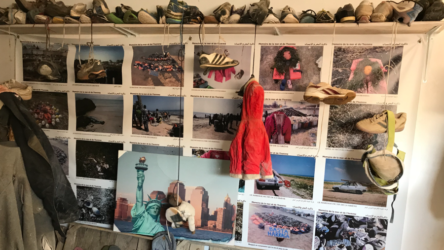 Pertenencias de personas migrantes el 