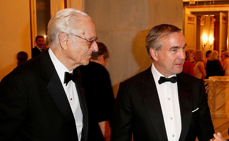 El duque de Baviera junto a su pareja Thomas