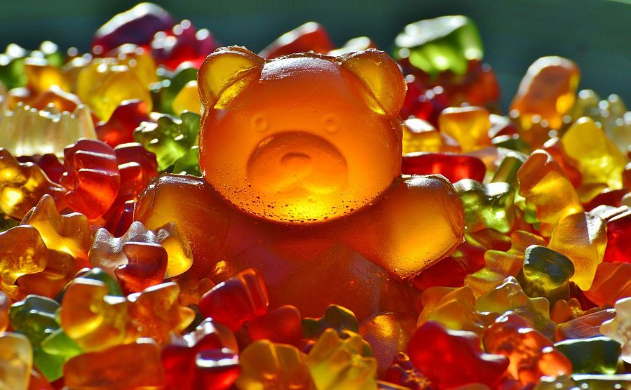 Gominolas de azucaca en forma de oso