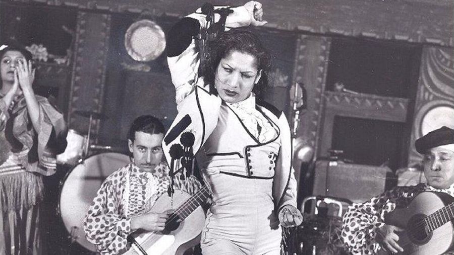 Carmen Amaya en una actuación en Nueva York