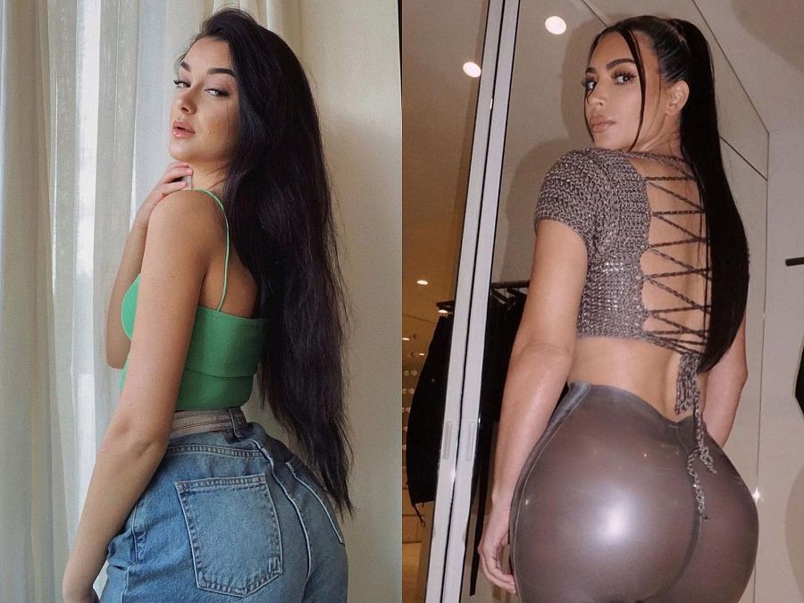 Julia Janeiro y Kim Kardashian