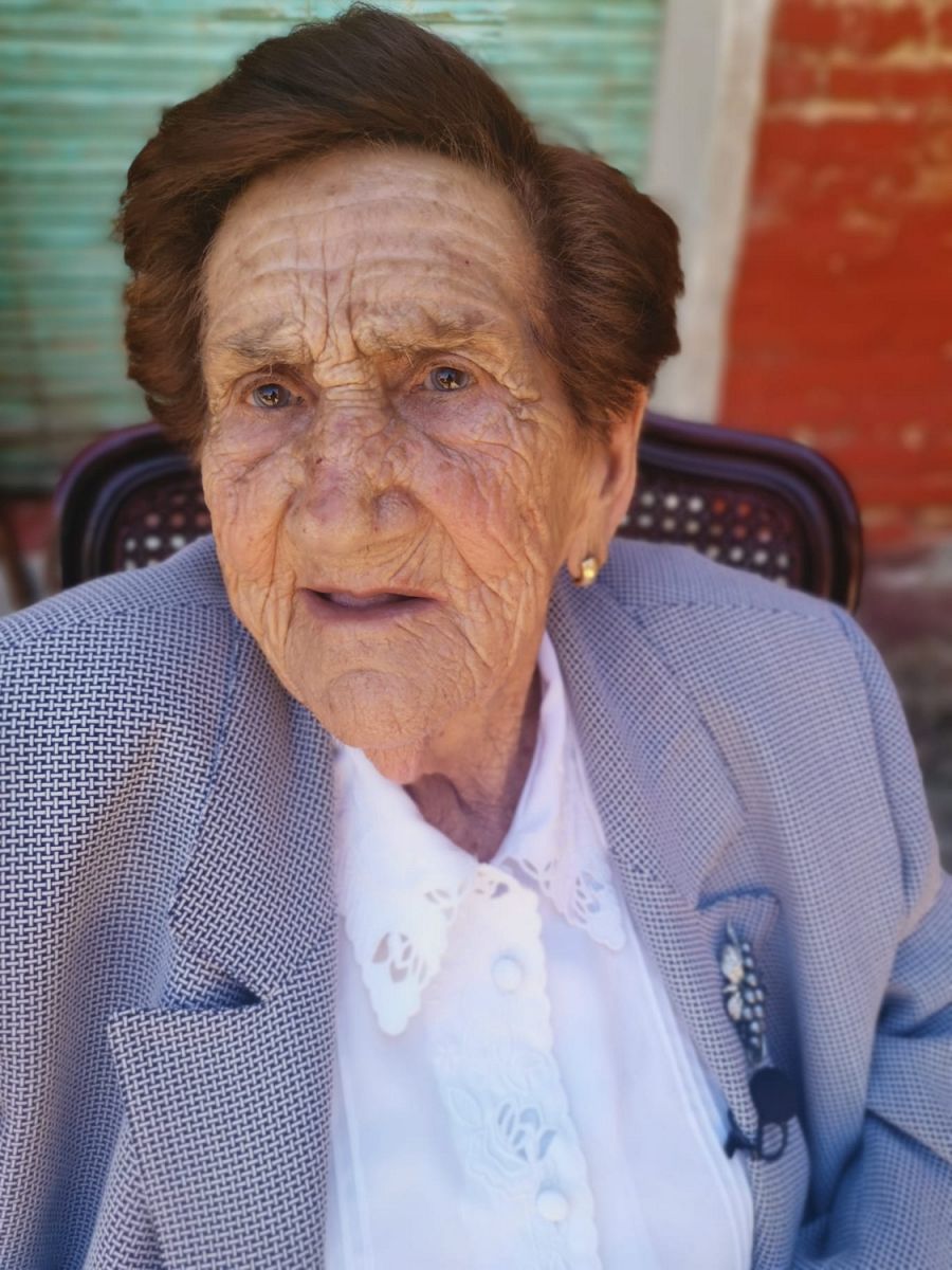 Emilia Castro, a punto de cumplir los 100 años