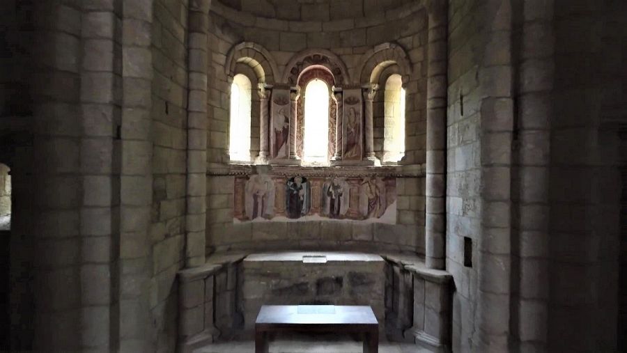 El interior del Monasterio de Santa Cristina