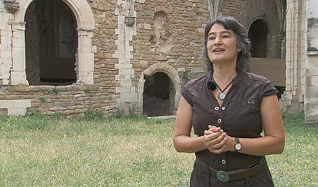 Nuria en el conjunto de Sant Père