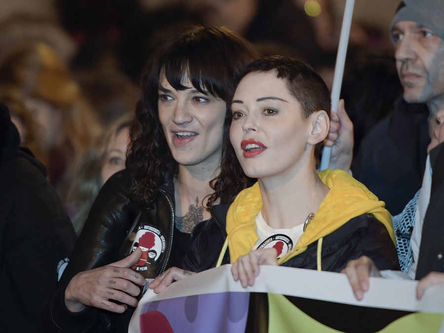 Rose McGowan junto a su novia Asia Argento