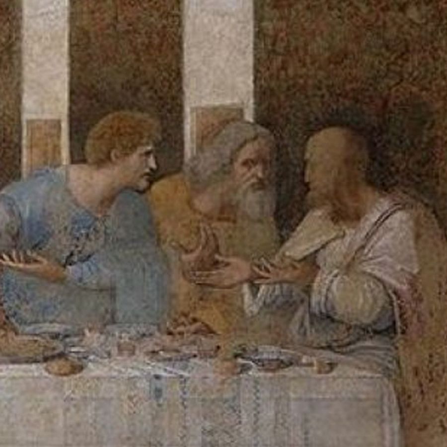 'La última cena' de Leonardo da Vinci