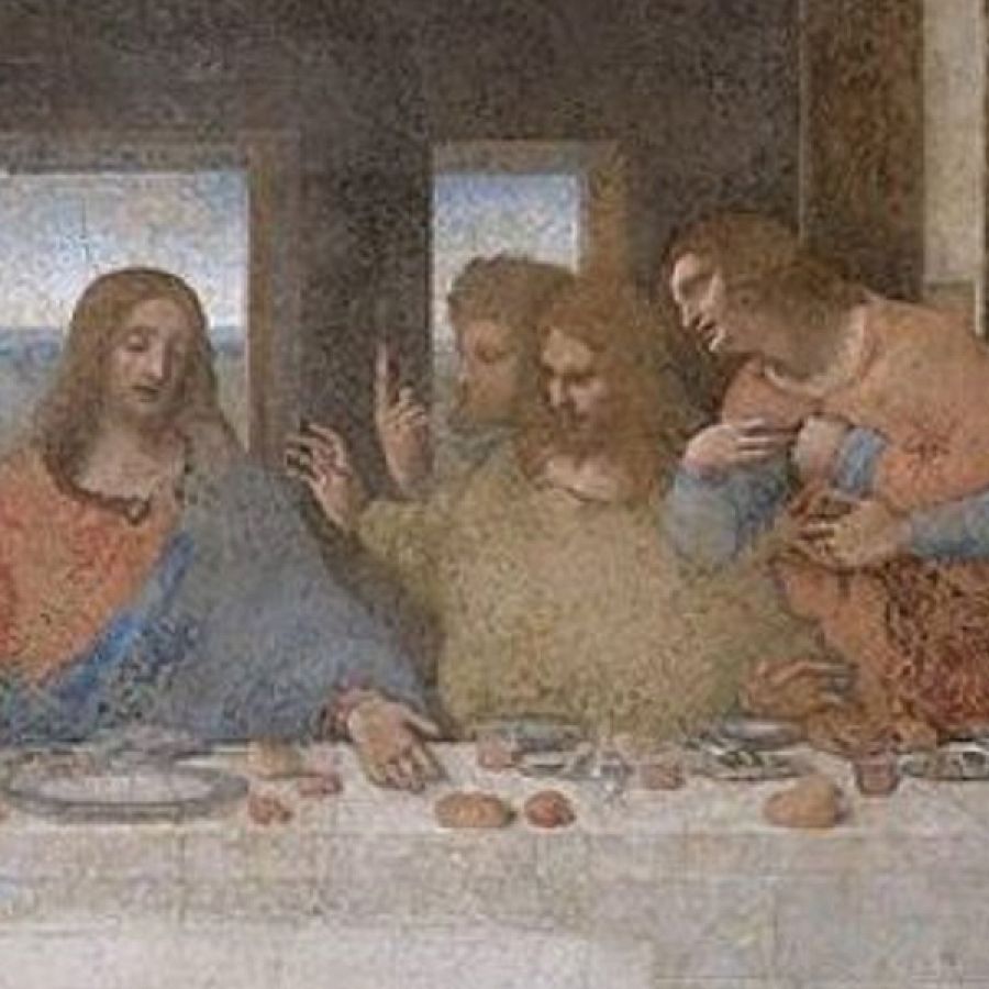 'La última cena' de Leonardo da Vinci