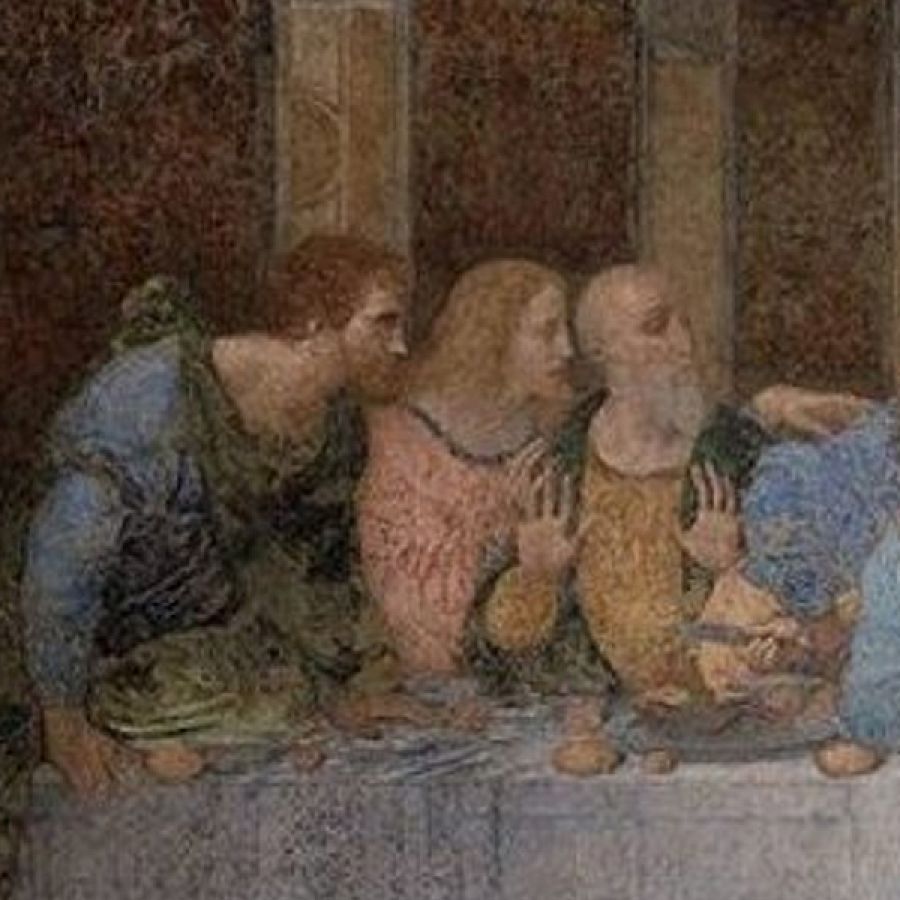 'La última cena' de Leonardo da Vinci