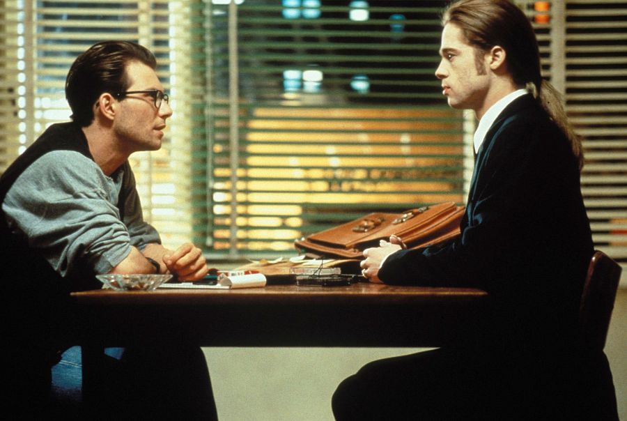 Brad Pitt y Christian Slater en 'Entrevista con el vampiro'