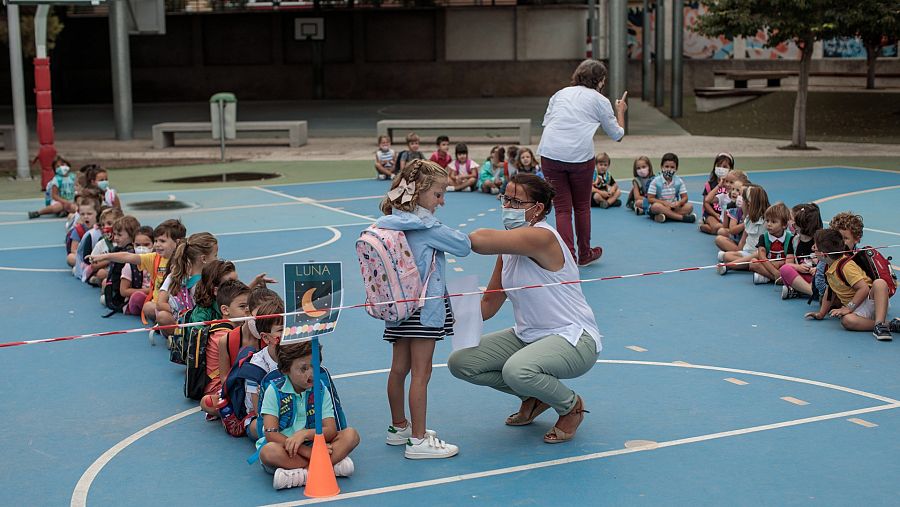 Alumnos y profesores se han adaptado a las medidas de higiene y distancia de seguridad