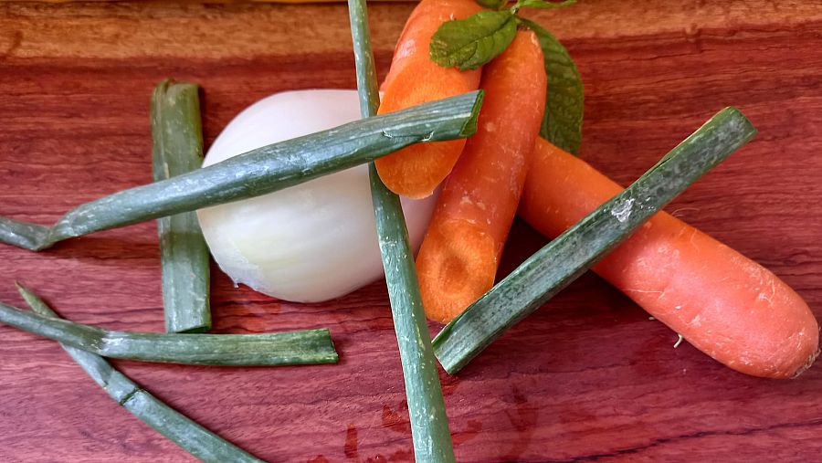 Ingredientes receta tortilla de hojas verdes