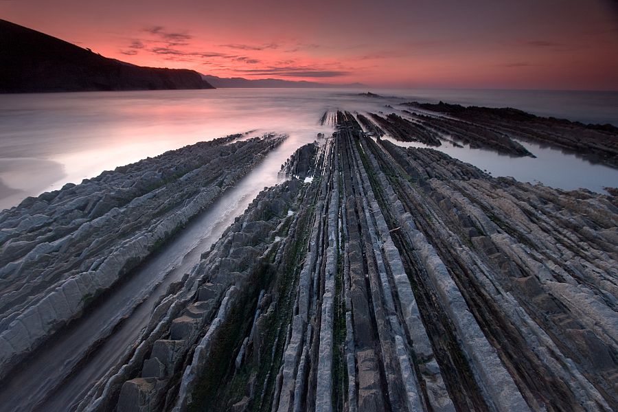 Cornisa del flisch de la costa de Zumaia