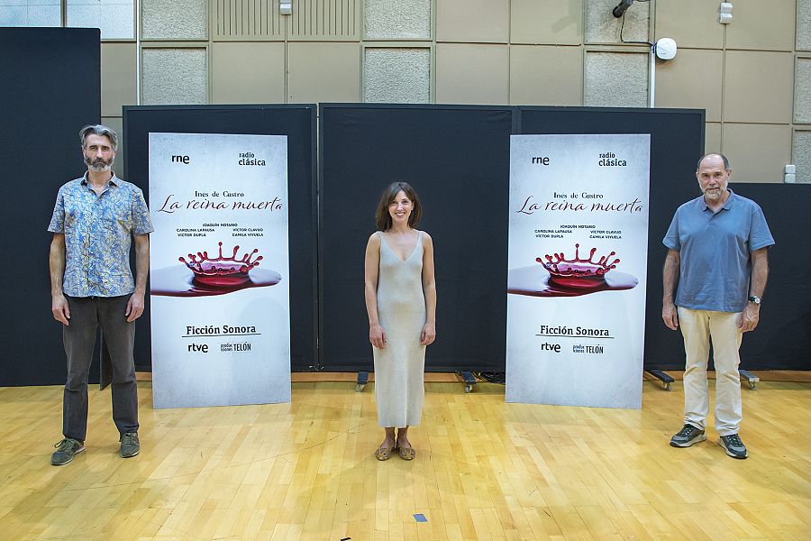 Víctor Duplá, Carolina Lapausa y Joaquín Notario