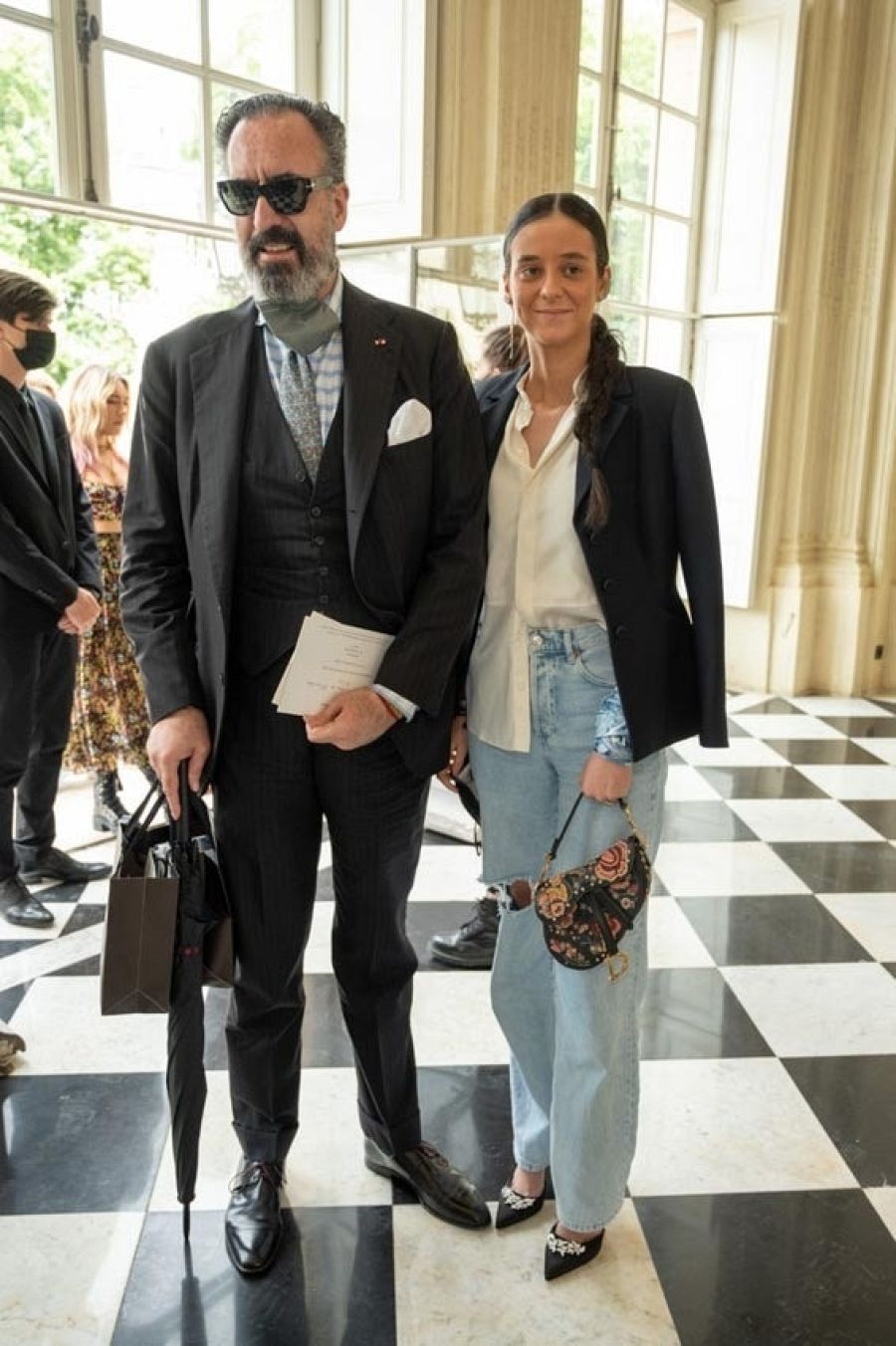 Jaime de Marichalar junto a su hija Victoria Federica en París