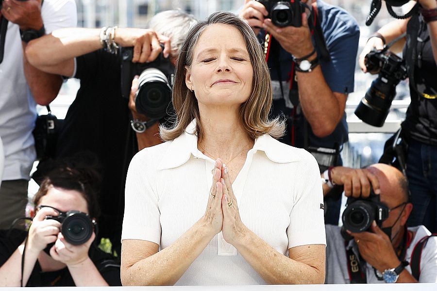 Jodie Foster en el photocall de la 74ª edición del Festival de Cannes