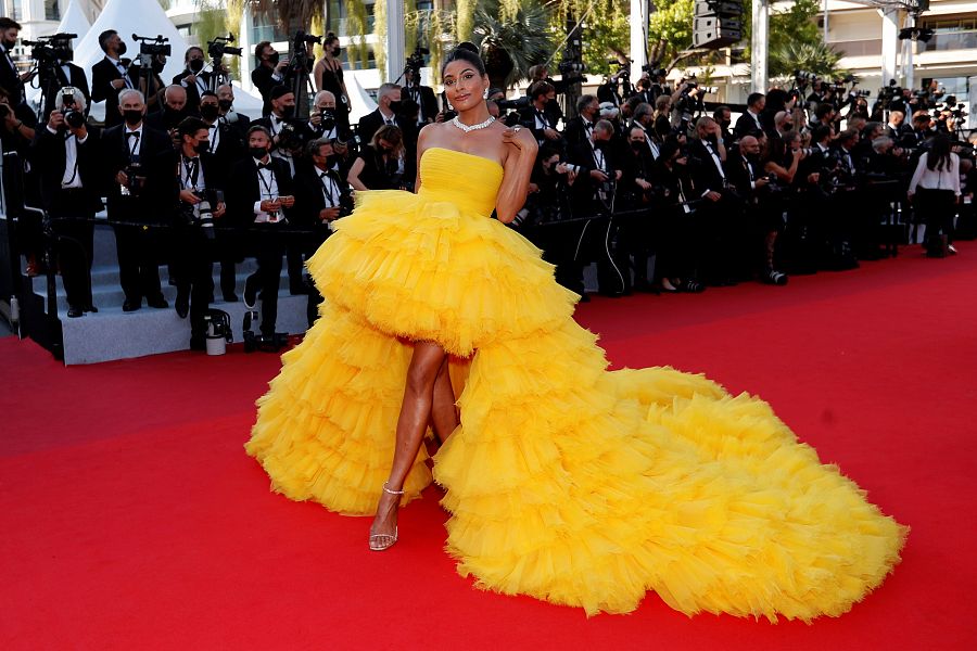 Farhana Bodi en la ceremonia de apertura del Festival de Cannes