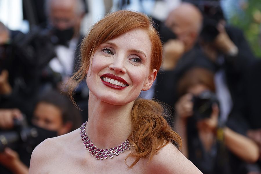 Jessica Chastain en la ceremonia de apertura del Festival de Cine de Cannes 2021
