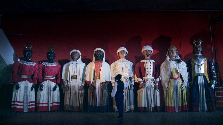 Los ocho Gigantes en San Fermín