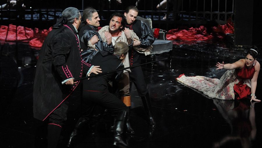 Escena de la ópera 'Tosca'