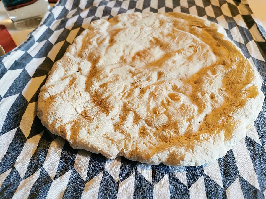 Base de pizza de panadería Morales, Val de Loureda